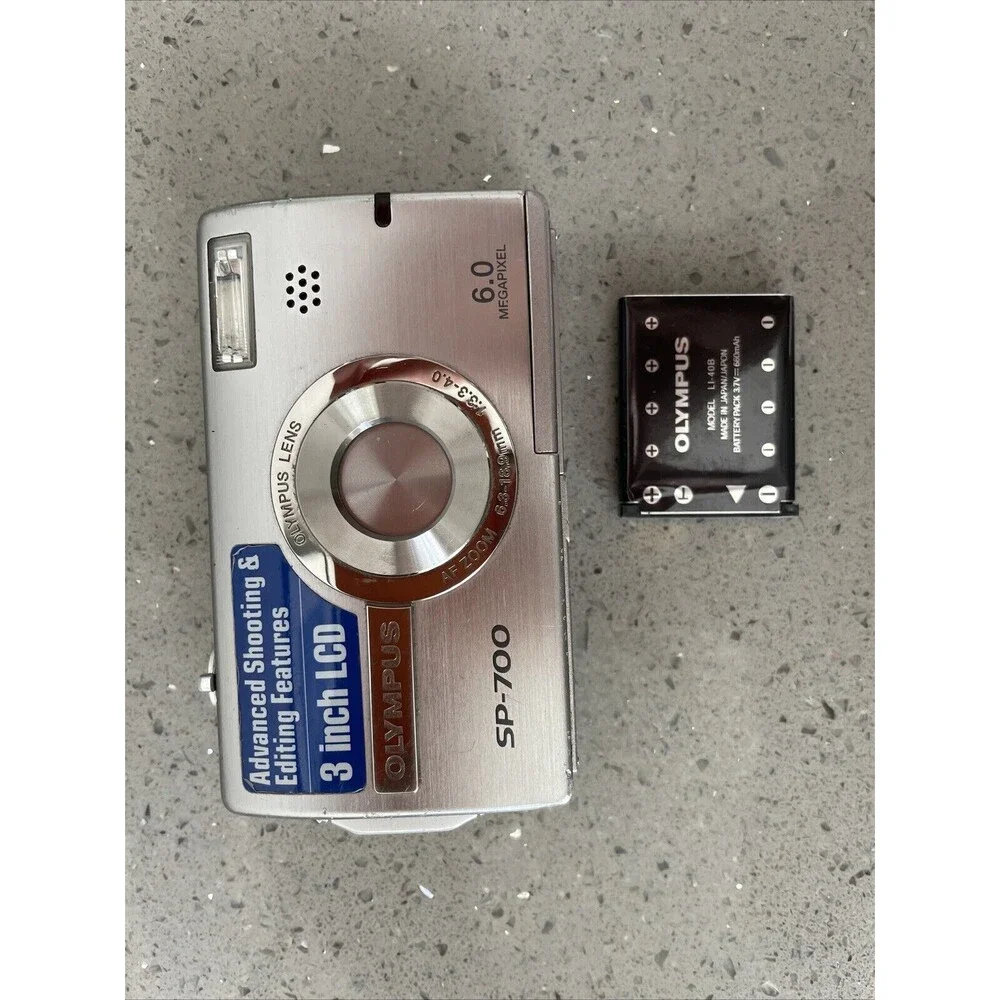 Olympus Digital Camera SP 700 6.0MP with Battery Untested READ